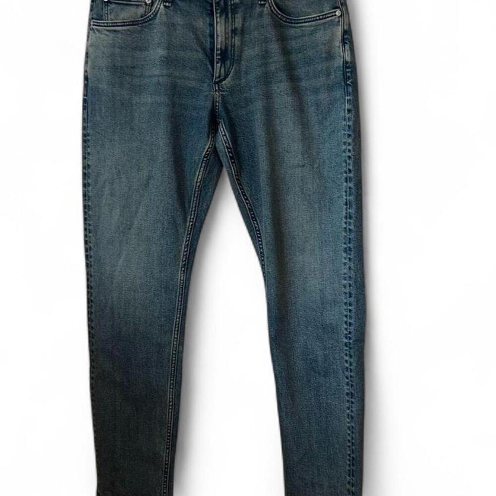 Rag and Bone Men's Fit 3 Athletic Jean Mid-Rise in Authentic Stretch Denim - Siz